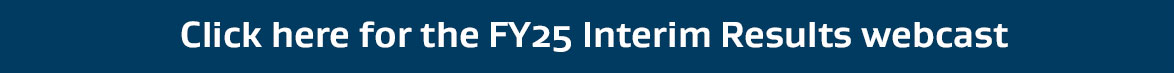 Sasol FY25 Interims webcast banner