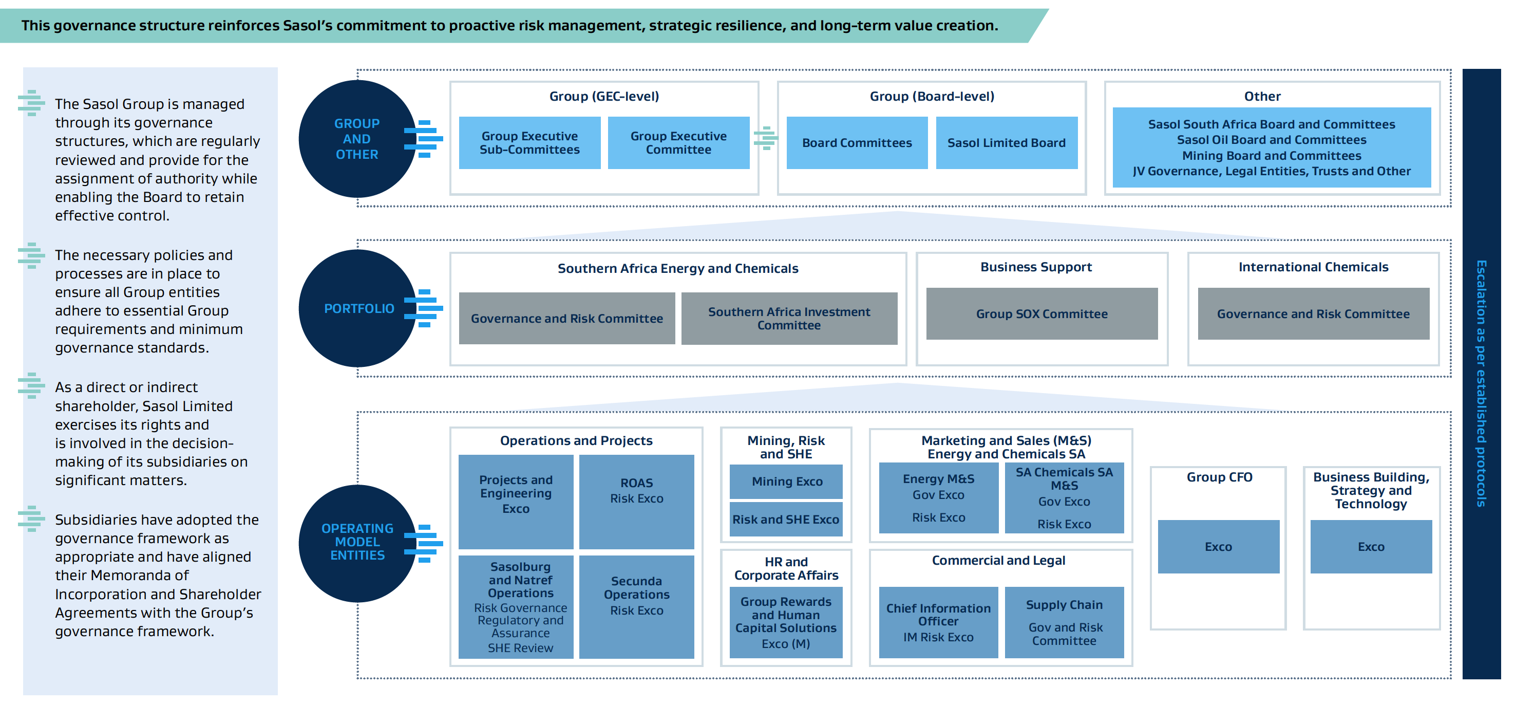 Risk and Governance Oversight Diagram
