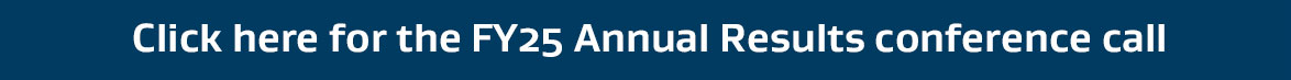 FY25 results conference call link